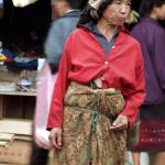Muang Sing market. Iko minority.