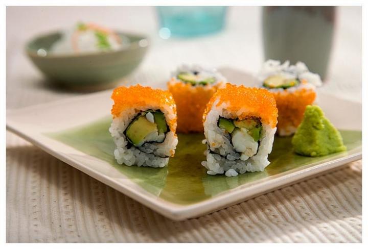 From The Sushi Book by Celeste Heiter, photography by Marc Schultz