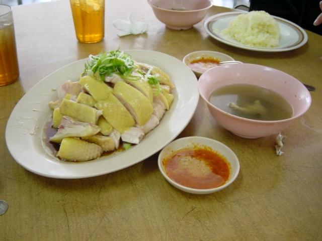 Chicken rice...
