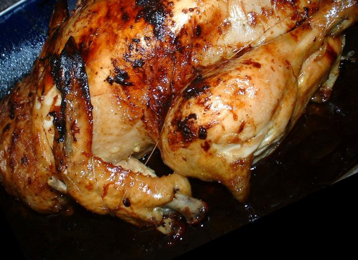 Philippines food: Rellenong Manok or Baked Stuffed Chicken