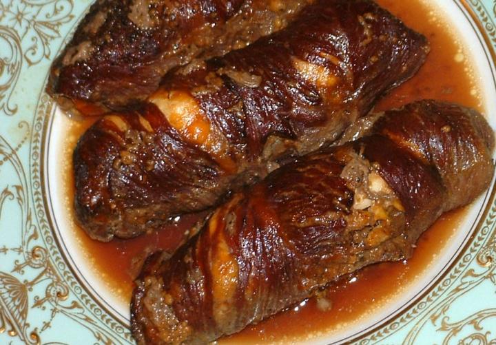 Philippines food: Morcon or Rolled Beef