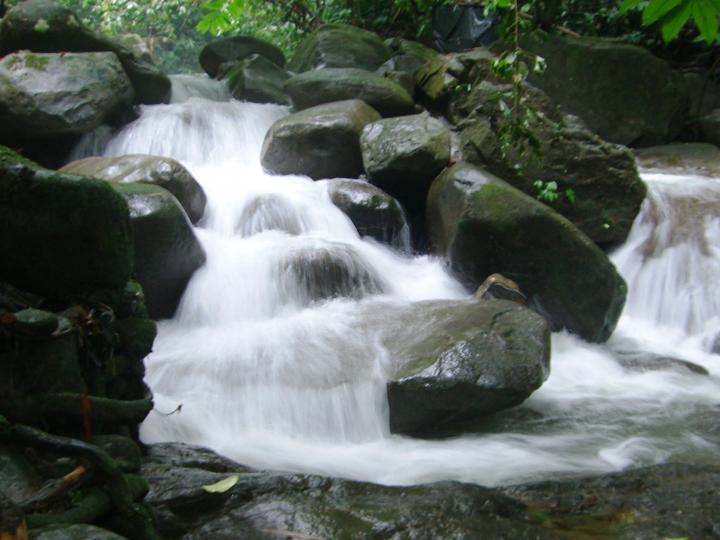 The waterfall just before you reach Lolo campsite.