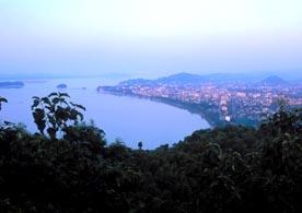 Guwahati, Assam, India: The wide Brahmaputra River provides a great setting for Guwahati.