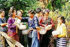 Songkran festival or Thai New Year in Chiang Mai Thailand