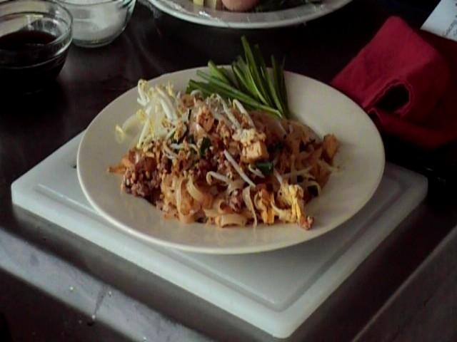 Phad Thai or Thai fried noodles