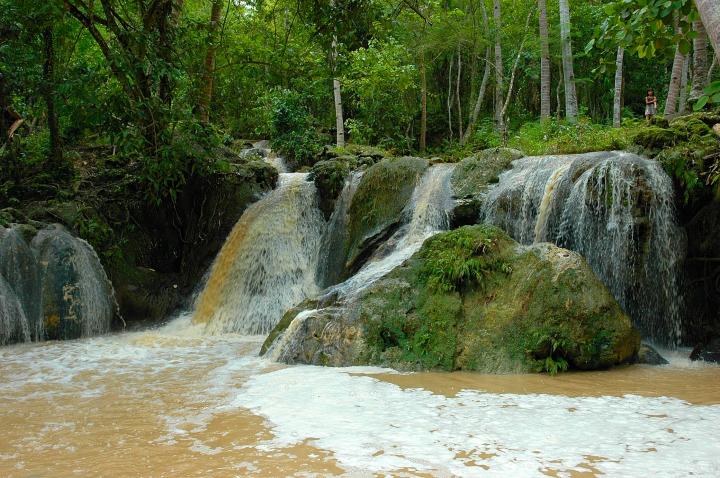 Philippines, Mindanao, Samal Island, Hagimit Falls