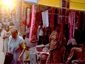Evening bazaar, Nepalganj, Nepal.