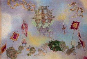 Ancestors: Detail of artwork by Le Thanh Minh, 1994, watercolor and ink.