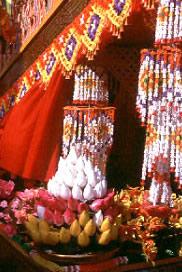 A float in the Yasothon parade, Yasothon, Thailand.