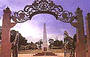 Merdeka Square, site of the declaration of independence of Malaysia. Kelantan, Malaysia.