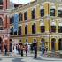 Square in the old quarter of Macau.