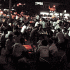 Hundreds of people at a mamak stall