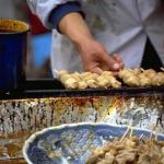 Perhaps the most anticipated and beloved celebration in Japan is the season known as Ohanami. The word translates as flower watching, and depending upon the weather in mid-spring, sometime during the month of April, the entire nation of Japan bursts into bloom with the ubiquitous sakura, the flowering cherry tree. The sakura create a frosty-pink canopy over city parks and country hillsides alike, and the people of Japan emerge after the long winter to rejoice in this ephemeral season. Beneath a canopy of blossoms, street vendors offer an array of traditional foods, including yakitori, skewers of savory grilled chicken.