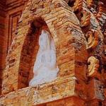 Detail of a Cham tower