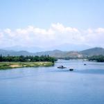 Along the Perfume River, in Hue, Central Vietnam.