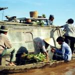 On the river sales: Cai Rang River, near Can Tho, Mekong Delta, Vietnam.