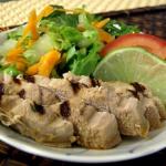 Asian Salad with Grilled Pork Loin
