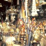 Scenes from Jalan Surabaya - Souk-like shops burst with the chaotic clutter that brings joy to scrounging bargain hunters.