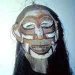 A mask in a shop on Jalan Surabaya.