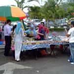It is common to see many stalls like these selling Malay dishes and rice.