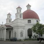 Blenduk Church in the Old Town, Semarang, Indonesia