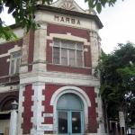 Marba Building, Semarang, Indonesia. The name of the building is the abbreviation of the person who built it: Marta Badjunet