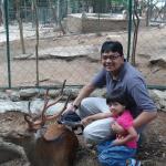 Father and daughter having a jolly time