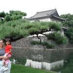 Moats and walls surround the Imperial Palace