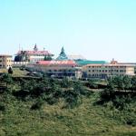 Cherrapunji, Meghalaya, India: View over Cherapunji, with Ramakrishna Mission in the foreground (but no sign of rain).