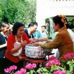 Songkran festival or Thai New Year in Chiang Mai Thailand