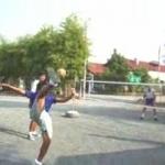 Takraw or Thai volley ball