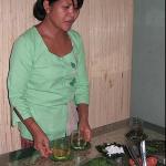 Wayan, a central character in Elizabeth Gilbert's Eat, Pray, Love prepares our meal for us