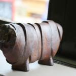 Ceramic sheep made of Red River mud from Hanoi at the Sapa Hotel