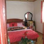 The newlywed's wedding bed, in the home of the groom.