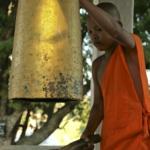 Novice Monk Ringing Temple Bells