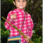 Young huntress (Forest in the river, Guizhou province)
