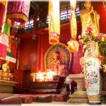 Inside the temple of Qianling Park (Guiyang, Guizhou province)