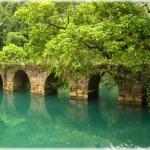 Timbal bridge (Laya waterfalls scenic area, Guizhou province)