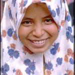 Girl in Dutch Square, Melaka, Malaysia.