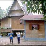 Bumbung panyang kampung Seriminyak, Serkam Panthai, Melaka.