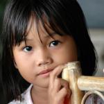 A young girl from Mindanao.