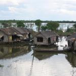 Homes on Lake Tonle Sap