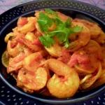 Shrimp in a Spicy Tomato Sauce from Laura Kelley's Cookbook The Silk Road Gourmet