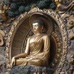 Statues in The Great Buddha at Lingshan Scenic Area.