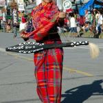 Girl with traditional instrument