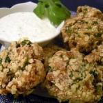 Israeli Fish Cakes with Yogurt Dipping Sauce