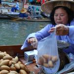 Fruit in a bag...a common sight.