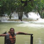 The rapids on the Nam Khan River were a little more challenging than I thought