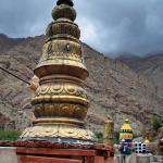 3. Gleaming golden finials on the roof of Thiksey are visible for miles in every direction.