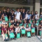 My students and I volunteered for a Hong Kong Flag Day. 